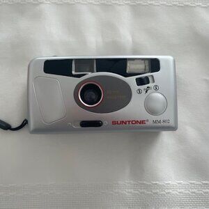 Suntone MM-802 35mm Flash Camera with manual and case